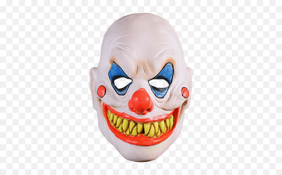 Don Post Demented Clown Mask - Clown Mask Transparent Emoji,Clown Emotion Mouths