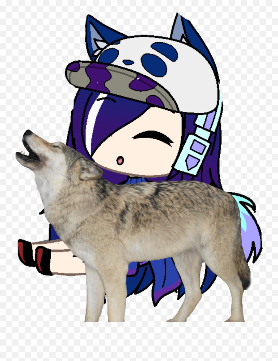 Wolf And Me Howling Emoji,Howling Wolf Emoji