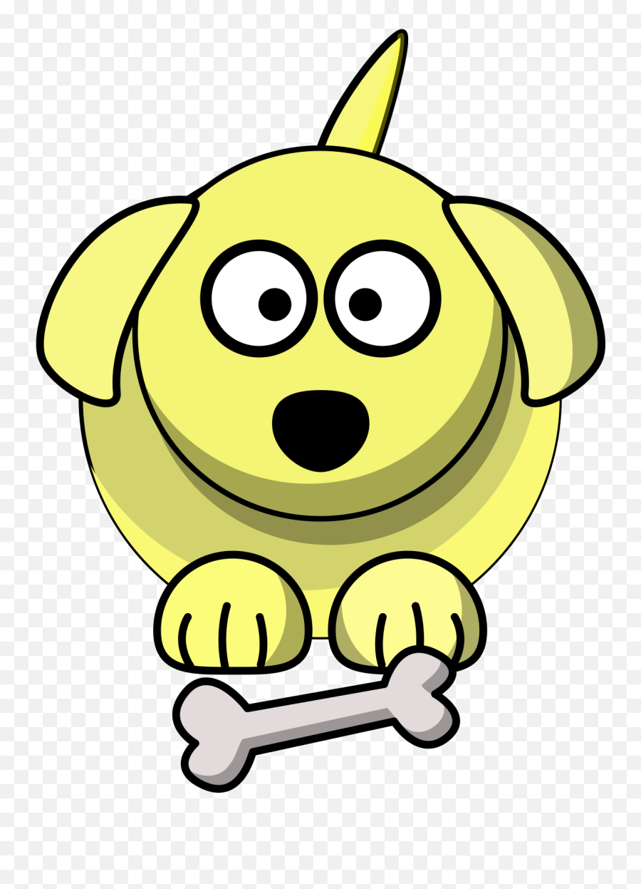 Dog Svg Vector Dog Clip Art - Dog Clip Art At Clker Emoji,Dog Bone Emoticon