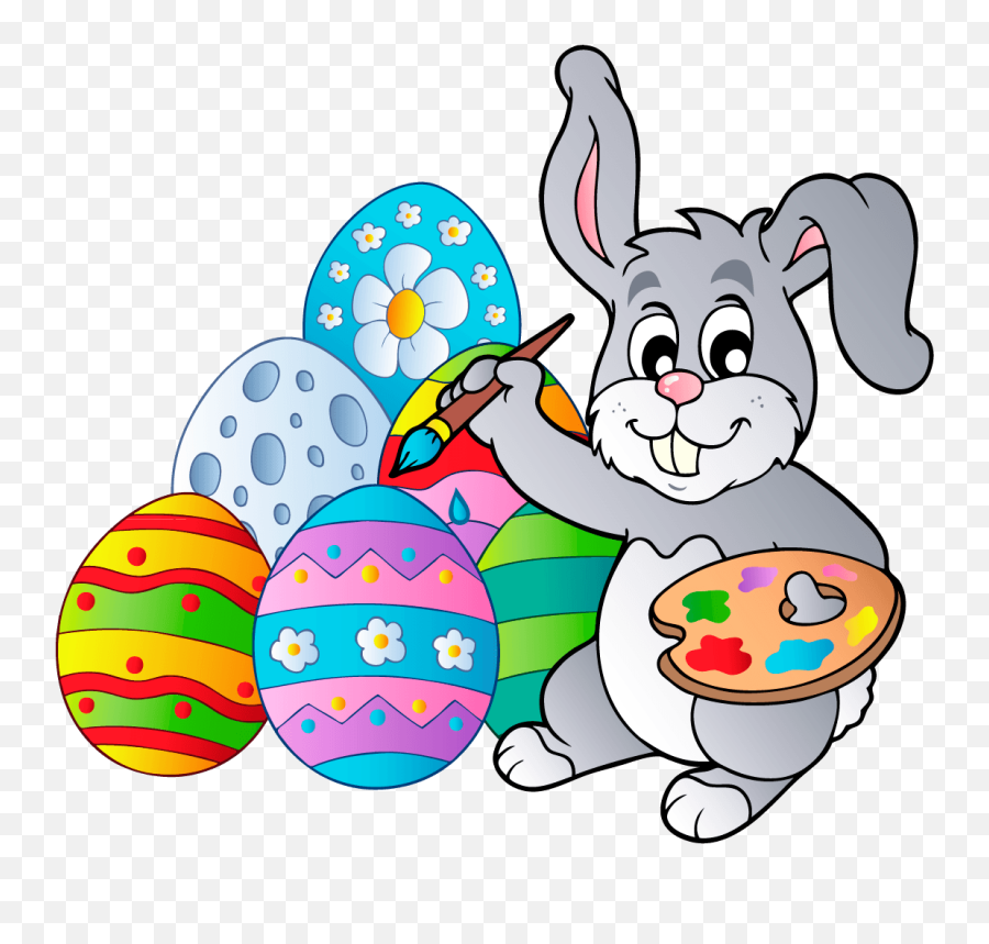 Funny Easter Egg Cartoon Images Free U0026 Hd - Easter Bunny Clip Art Free Emoji,Bunny And Egg Emoji