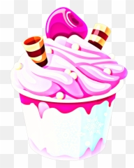 Download Eaten - Ice Cream Cup Clipart Png Download Ice Cream Shop Cup Clipart Emoji,Apple Emojis Food Ice Cream