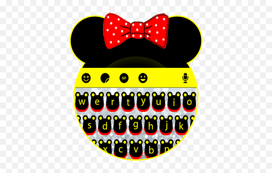 Cute Mickey Bow Keyboard Theme - Apps En Google Play Bow Emoji,Fondos Emojis