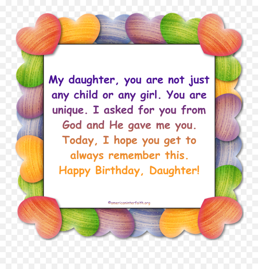 Christian Birthday Wishes For Daughter - 34 Quotes From Mom Emoji,Bible Verse About Inciting Emotion