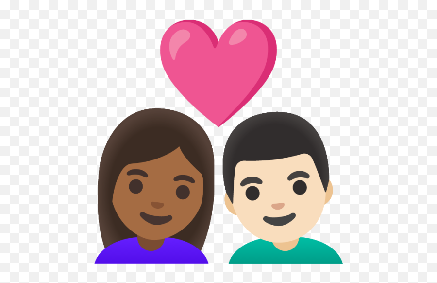 Couple With Heart Woman Man Medium - Dark Skin Tone Light Emoji,Princess And Hearts Emoji