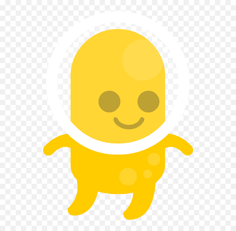 Yellow Alien Clipart Free Download Transparent Png Creazilla Emoji,Ufo Animated Emoticon