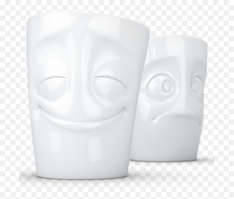 350ml Mug Set No2 - Cheery U0026 Baffled 2gether Emoji,Tassen Emotion Bowls