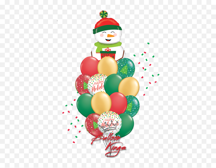 Snowman 8ft - Balloon Kings Emoji,Snowman Tree Emoji