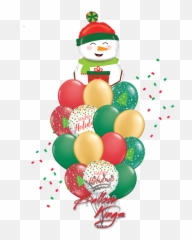 Snowman 8ft - Balloon Kings Emoji,Snowman Tree Emoji