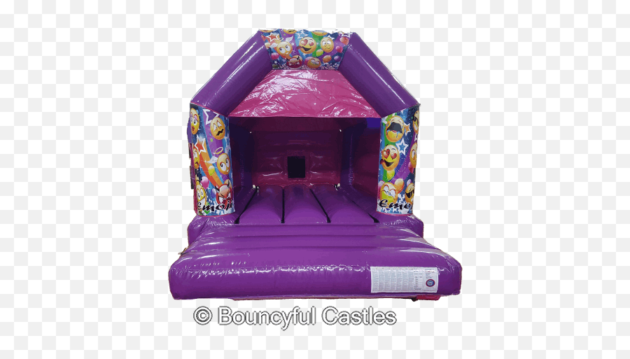 Emoji Bouncy Castle Hire Pink - Inflatable,Emoji Castle And Book