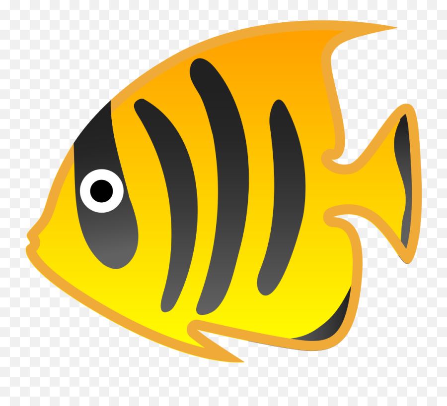 Tropical Fish Emoji Clipart - Emoji,Fish Emoji Transparent