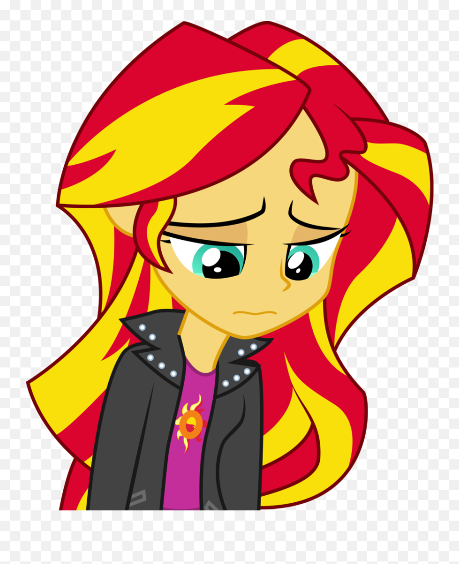 Emotions Clipart Gloomy Emotions Gloomy Transparent Free - My Little Pony Equestria Girls Sunset Shimmer Sadness Emoji,Rainbow Of Emotions