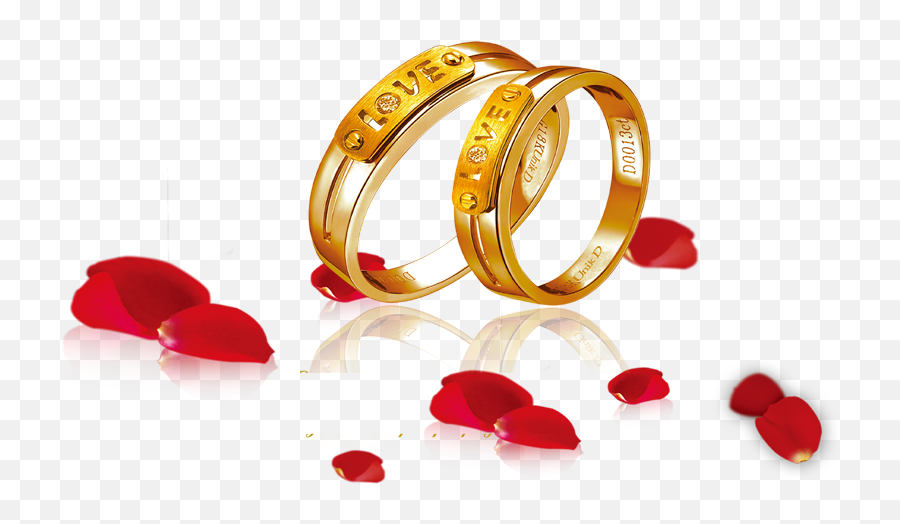 Download Decoration Bride Ring Petals - Ring Ceremony Ring Png Emoji,Letter Money Ring Bride Emoji