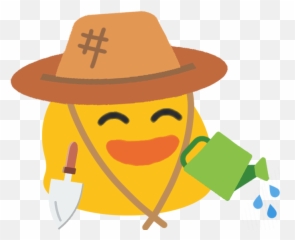 Blobs Emoji - Discord Emoji Happy,Dabbing Cowboy Emoji