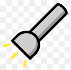 Flashlight Emoji - Taschenlampe Emoji,X And Flashlight Emoji