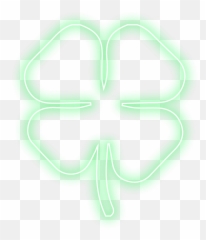 Neon Emoji Library On Behance - Clover,Shamrock Emojis