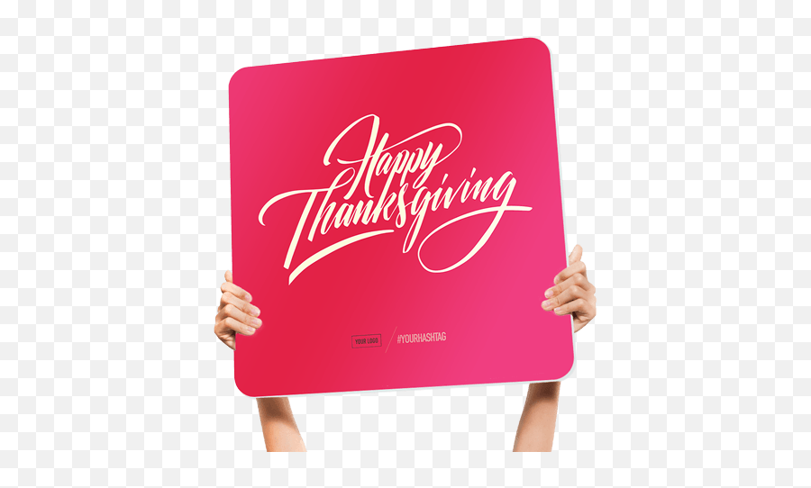 Thanksgiving Designs U2014 Fun Handheld Church Welcome Signs - Horizontal Emoji,Thanksgiving Emojis