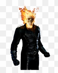 Download Hd Ghost Rider Marvel Render Transparent Png Image - Johnny Blaze Png Emoji,Marvel Emoji Download