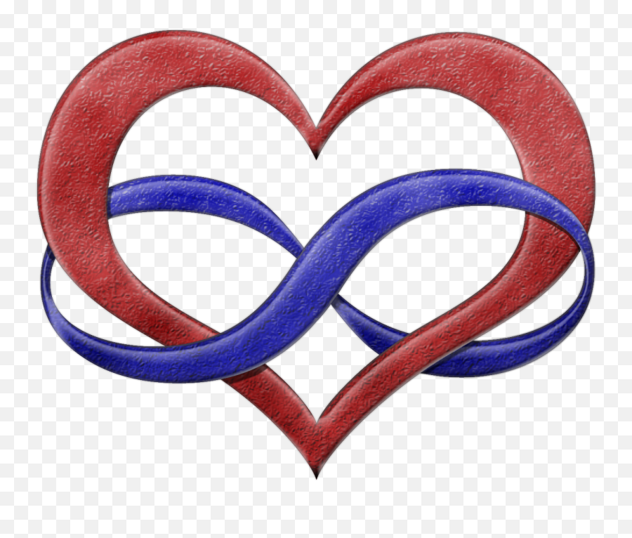 Infinity Heart Symbol - Infinity Heart Polyamory Emoji,Infinity Symbol Emoji