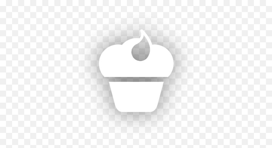 Cupcake Icon - Transparent White Cupcake Icon Emoji,Emoji Cupcake Icon