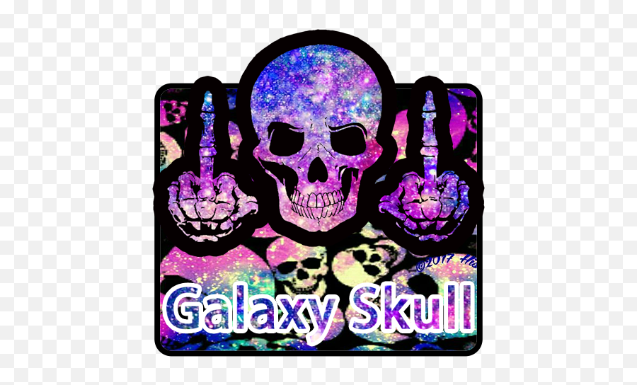 Galaxy Skull Keyboard Emoji,Skull Face Emoji Meaning