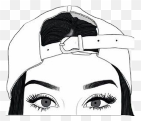 Tumblrgirl Tumblr Sticker By Cry Baby - Eyes Drawing Of Girl Emoji,Tumblr Cry Baby Emojis