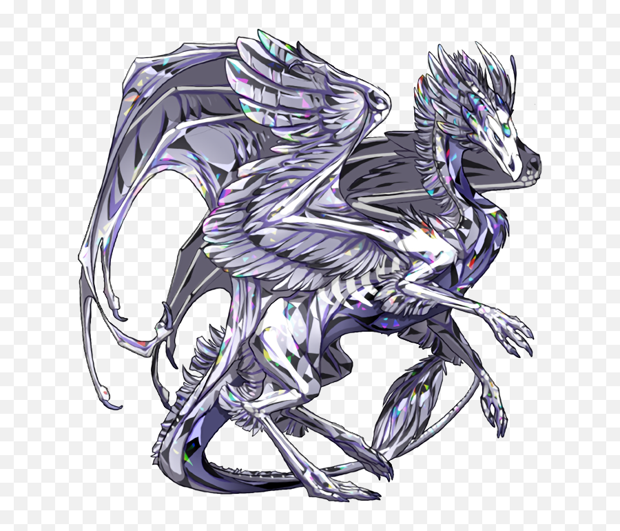 Flight Rising Dragon Artwork - Bird Dragons Flight Rising Emoji,Mythical Creatures Based On Emotions