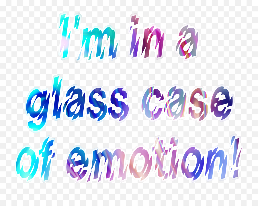 Anchorman Glass Emotion Sticker - Dot Emoji,Ron Burgundy Glass Case Of Emotion