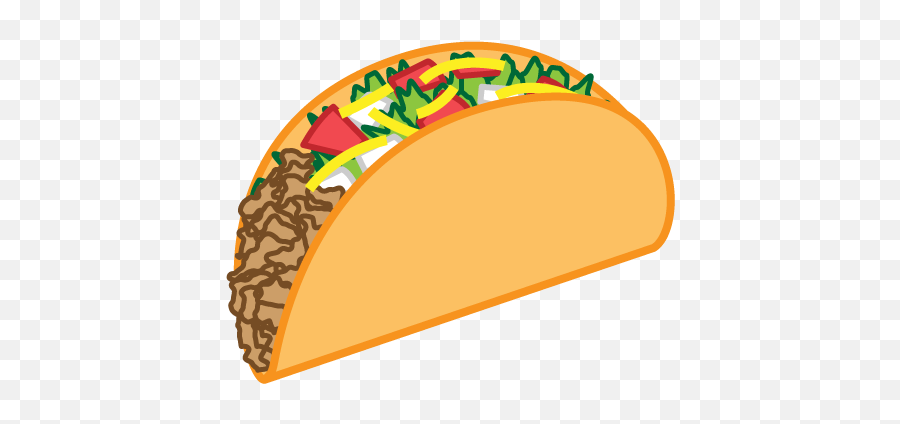 The Semiotics Of The Taco - Taco Clipart Png Emoji,Taco Bell Emoji