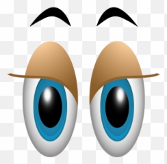 Sticky Eyes Emoji,Blockhead Emoticon