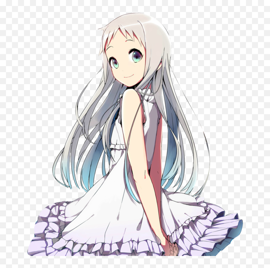 Pin On Anime - Menma Anohana Stickers Emoji,Picture Of Anime Girl With Mixed Emotions