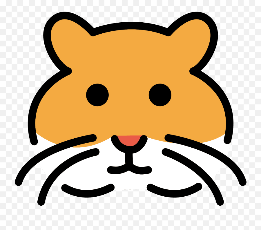Hamster Emoji Clipart - Hamster Face Clipart,Hamster Emoticon Kakaotalk