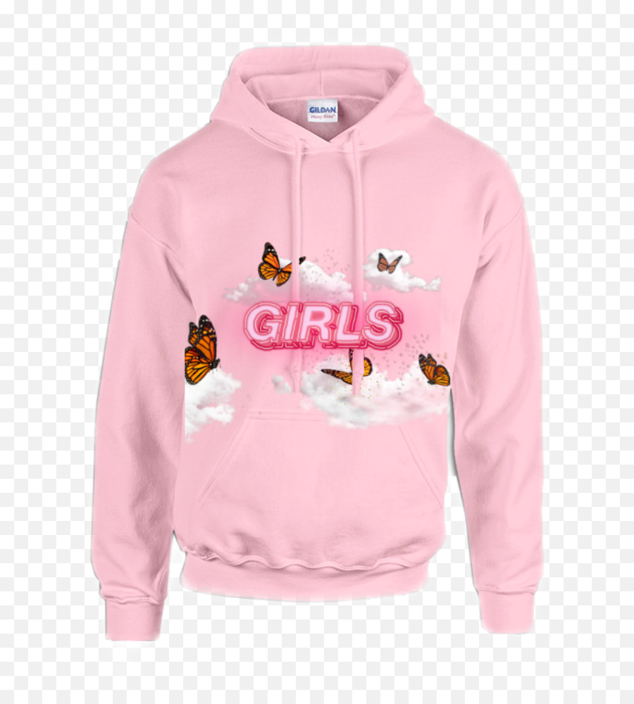 Girls Hoodie Pink Sticker - Hoodie Emoji,Emoji Hoodie For Girls
