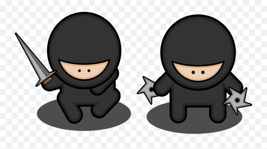 Ninja Public Domain Image Search - Ninja Clipart Emoji,Animated Ninja Emoticons