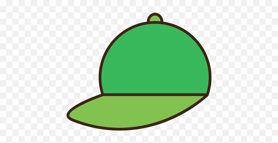 Vector Transparente Png Y Svg De Sombrero Verde Trazo Emoji,Caritas Emojis Masculinas Con Gorras