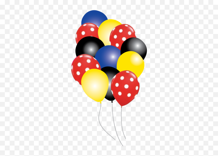 Mickey Mouse Party Supplies - Mickey Mouse Birthday Balloons Png Emoji,Emoji Balloons At Party City