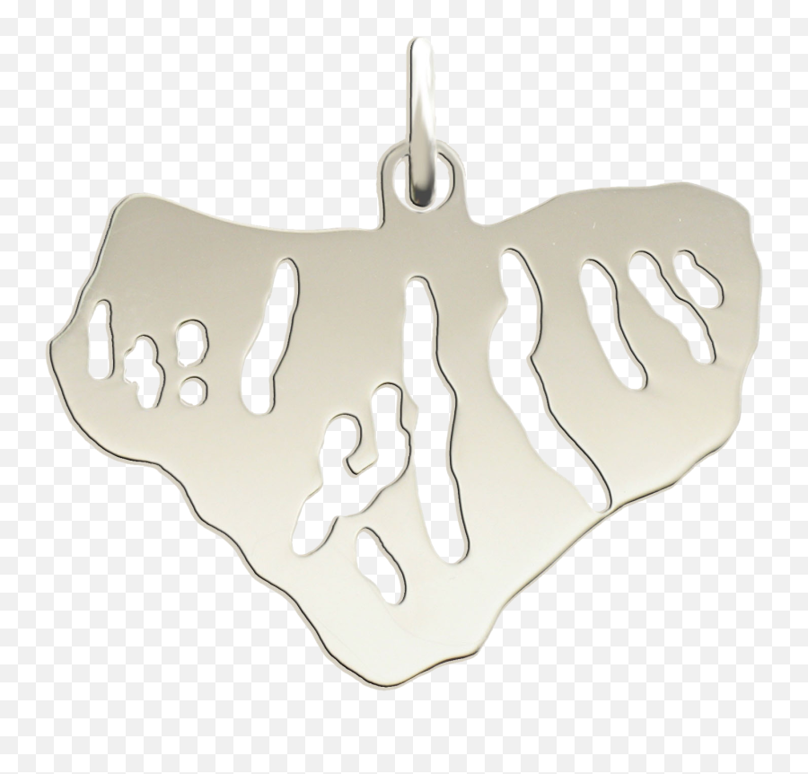 The Heart Of The Finger Lakes Charm Emoji,Heartfelt Emotions Charms