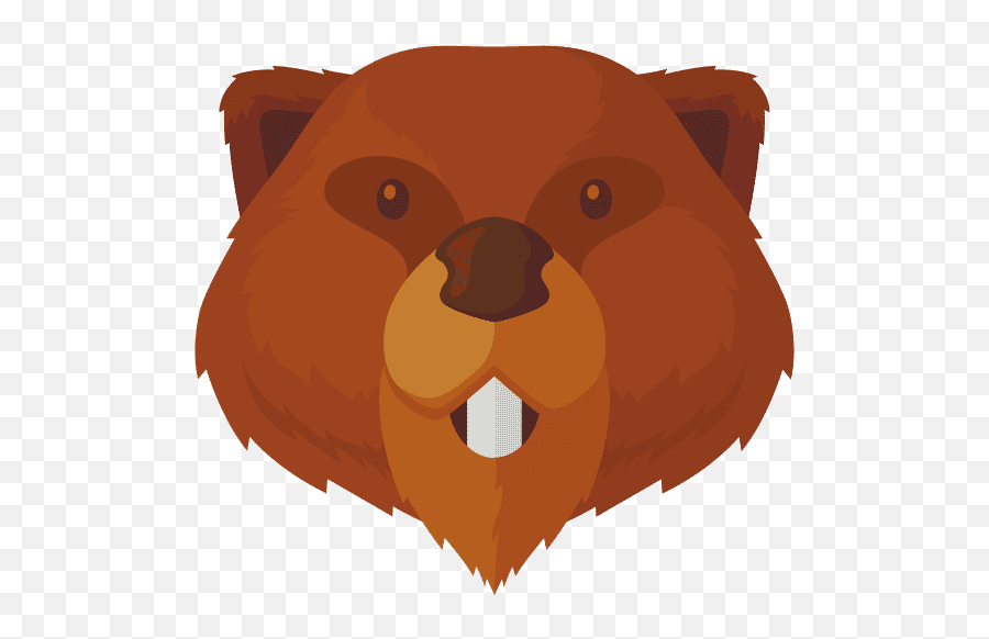 Beaver Head Cartoon - Canva Emoji,Apple Beaver Emoji