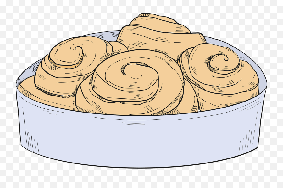 Cinnamon Rolls Clipart Free Download Transparent Png - Cinnamon Rolls Clipart Png Emoji,Cinnamon Bun Emoji