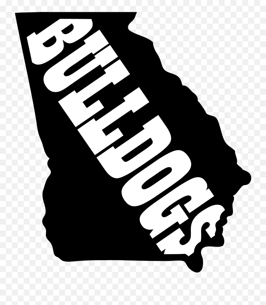 Georgia Bulldogs Football University Of - Georgia Bulldogs Silhouette Emoji,Georgia Bulldog Emoji