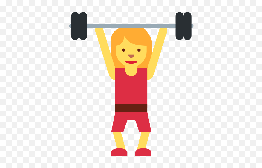 Woman Lifting Weights Emoji Meaning - Clip Art Lift Weights,Exercise Emoji
