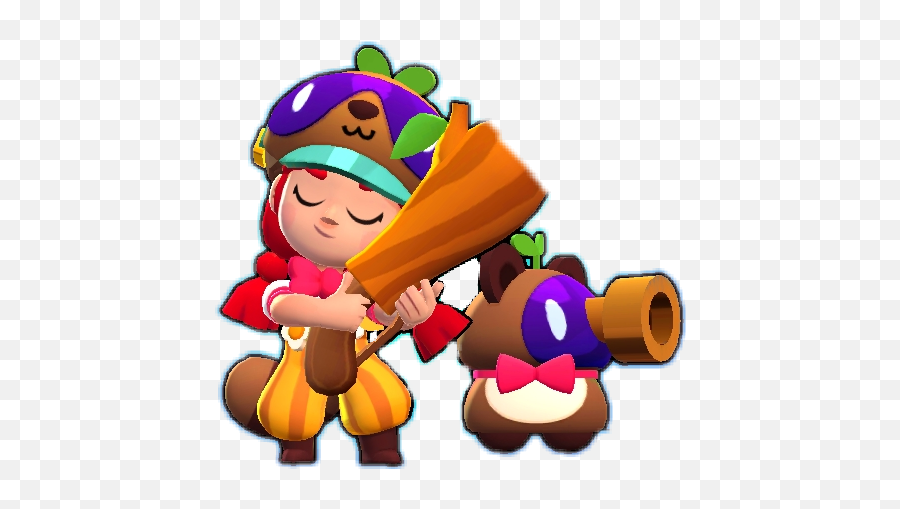 The Most Edited - Brawl Stars Tanuki Jessie Background Emoji,Tanuki Emoji