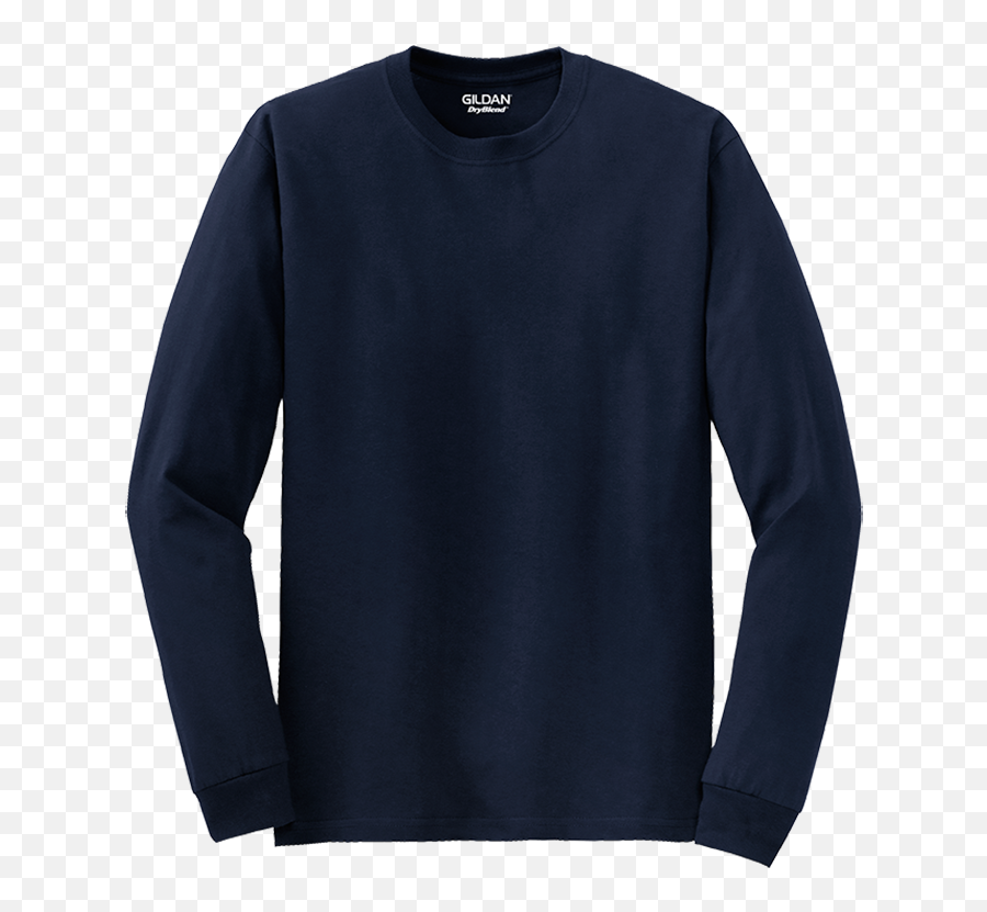 Sweatshirt Clipart Long Sleeve - Black Long Sleeve Shirt Navy Blue T Shirt Template Long Sleeve Emoji,Emoji Sweatshirt Men