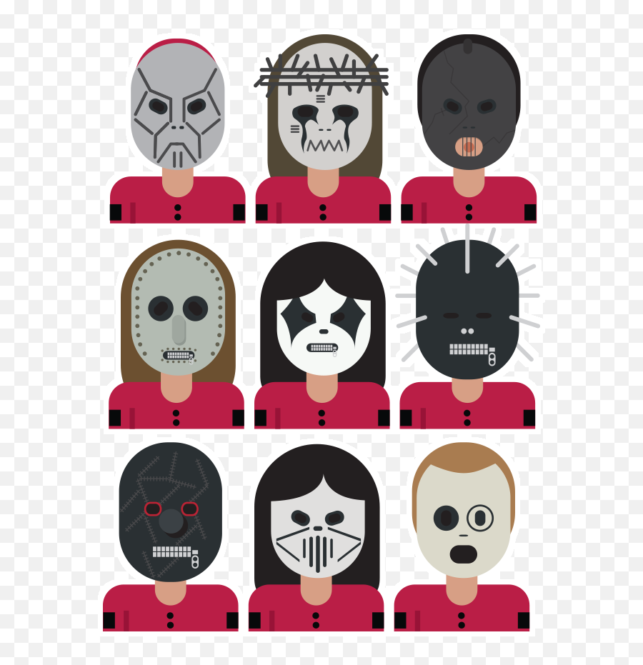 Adesivo Slipknot Emojis De Music Emojis - For Adult,Slipknot Emoji