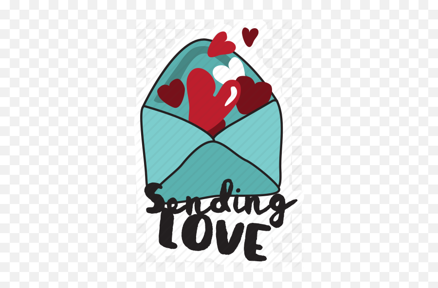 Day Heart Letter Love Message Sending Valentine Icon - Download On Iconfinder Language Emoji,Sending Heart Emoji