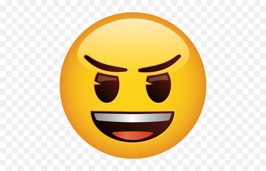 Emoji U2013 The Official Brand Evil Smiling Face Fitz 0 - Smiley Pilot,Evil Laughing Emoji