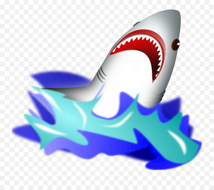 Shark Png - Shark In Ocean Clipart Emoji,Shark Emoji