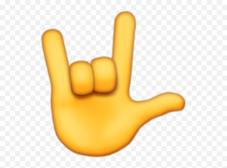 3 - Love You Hand Emoji,Hand Emoji
