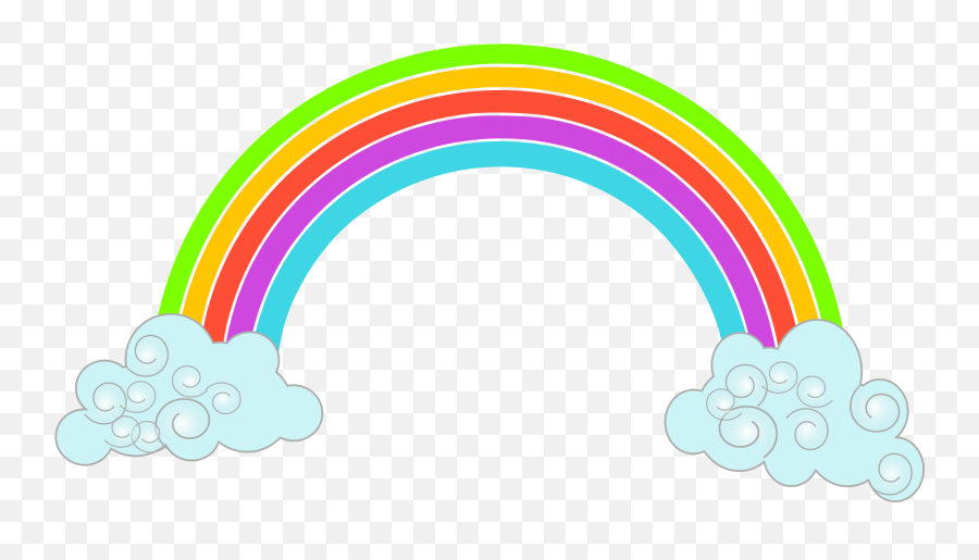 Positive Clipart Rainbow Baby Positive - Little Pony Rainbow Png Emoji,Emoji De Arco