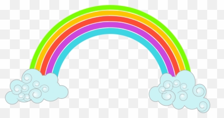 Positive Clipart Rainbow Baby Positive - Little Pony Rainbow Png Emoji,Emoji De Arco