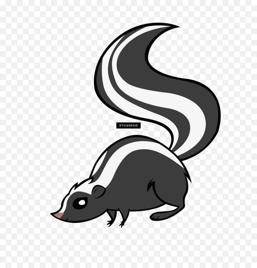 Download Skunk Animals - Skunk Emoji Png Image With No Transparent Background Skunk Clipart,Animal Emoji